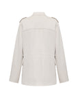 EP YAYING Stand Collar Drawstring Waist Traveler Jacket