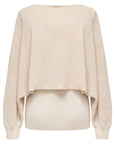 YAYING Lustrous Wool-Cashmere Two-Piece Set