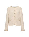 EP YAYING Gold Sequin French Chanel-Style Jacket