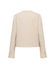 EP YAYING Gold Sequin French Chanel-Style Jacket