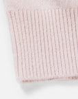 EP YAYING Folk Jacquard Pink Wool Sweater EGLAW9552A