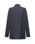 EP YAYING Stand-Collar Denim Jacket