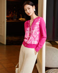YAYING Silk Mixed Knit Cardigan EPKPW9104AI