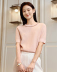 YAYING Short-Sleeve Knit Top