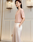 YAYING Short-Sleeve Knit Top