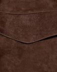 YAYING Full-Length Suede Coat