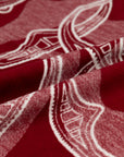 EP YAYING Lustrous Silk Double-Sided Triangle Scarf