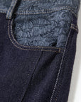 YAYING Long High-Waist Flared Denim Pants
