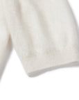 YAYING 100% Cashmere Round-Neck Relaxed Knit Top