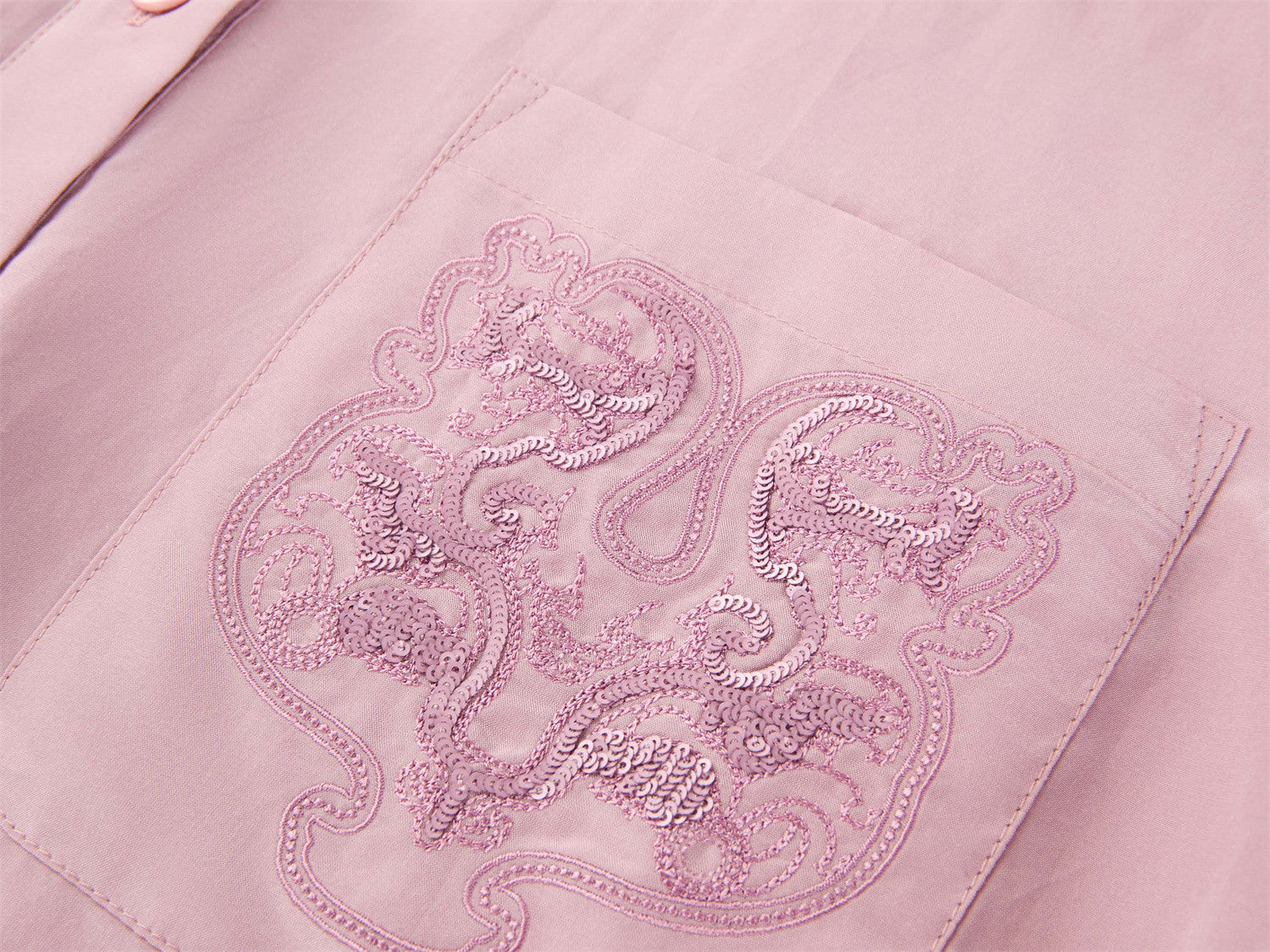 YAYING Mulberry Silk Lapel Shirt EPKAS2101AF