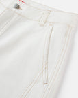 EP YAYING Tencel Linen High-Waist Wide-Leg Denim Shorts