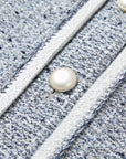 YAYING Chinese-Style Small Stand-Collar Short Knit Jacket