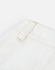EP YAYING Tencel Linen High-Waist Wide-Leg Denim Shorts