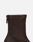 EP YAYING Elastic Sheepskin Block Heel Slim Boots