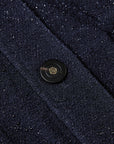 YAYING Color-Block Boucle Lapel Coat