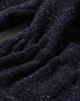 YAYING Color-Block Boucle Lapel Coat