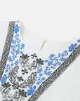 EP YAYING Loose Embroidered Shirt
