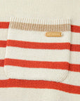 EP YAYING Vintage Striped Knit Sweater