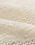 EP YAYING Drop-Shoulder Open-Knit Top