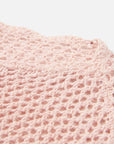 EP YAYING Drop-Shoulder Open-Knit Top