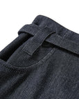 YAYING Wool High-Waist Straight-Cut Mid-Length Skirt