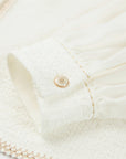 YAYING Chanel-Style V-Neck Shirt