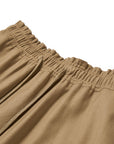 YAYING Wool Cashmere Drawstring A-Line Skirt