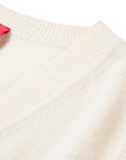 YAYING Embroidered Wool-Cashmere V-Neck Sweater Vest