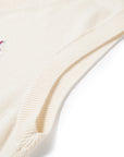 YAYING Embroidered Wool-Cashmere V-Neck Sweater Vest