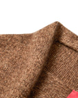 YAYING Golden Cashmere Sweater Cardigan