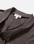EP YAYING Heather Colorful-Dot Bow Cashmere Knit Top