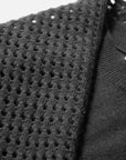 EP YAYING Openwork Shawl-Collar Cashmere Knit Top