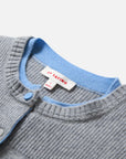 EP YAYING Wool-Cashmere Quiet Luxury Round-Neck Long-Sleeve Jacket