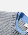 EP YAYING Wool-Cashmere Quiet Luxury Round-Neck Long-Sleeve Jacket
