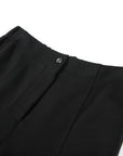 YAYING Golden Wool Slim Straight-Leg Pants
