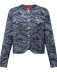 YAYING Chinese Style Silk-Cotton Cropped Jacket