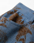EP YAYING Chenille Jacquard Straight-Leg Pants