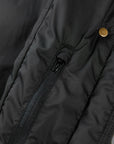 YAYING Black Quilted Long Coat