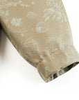 YAYING Silk Jacquard Hooded Drop-Shoulder Short Jacket