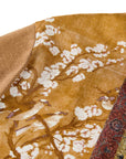 YAYING Silk-Wool V-Neck Printed Cardigan
