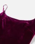 EP YAYING Blue Label Wine Red Slip Dress