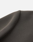 Triacetate Mock Two-Piece Collarless Blazer Jacket