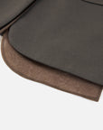 Triacetate Mock Two-Piece Collarless Blazer Jacket