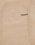 Sandy Mocha Cool Sleeveless Silk Embroidered Collar Sleeveless Top