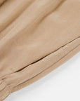 Matte A-Line Midi Skirt 100% Mulberry Silk Slimming Drape