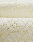 YAYING White Textured Knit Top