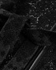 EP YAYING Crossover Tie-Waist Jacquard Coat