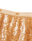YAYING Gold Sequin Skirt
