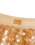 YAYING Gold Sequin Skirt