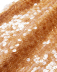 YAYING Gold Sequin Skirt